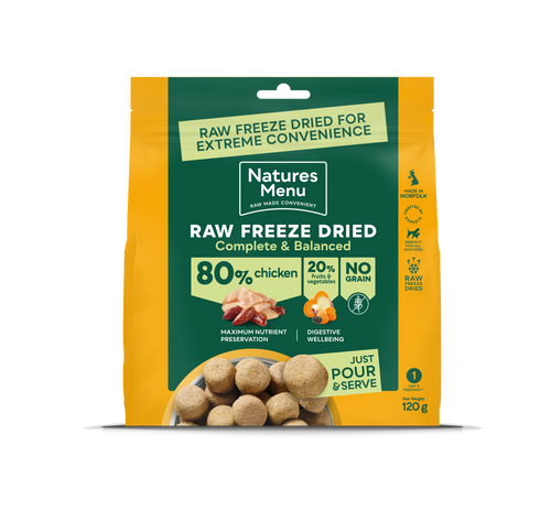 Natures Menu Freeze Dried 80/20 Chicken 120g