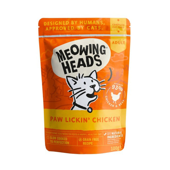 Meowing Heads Paw Lickin Chicken 100g