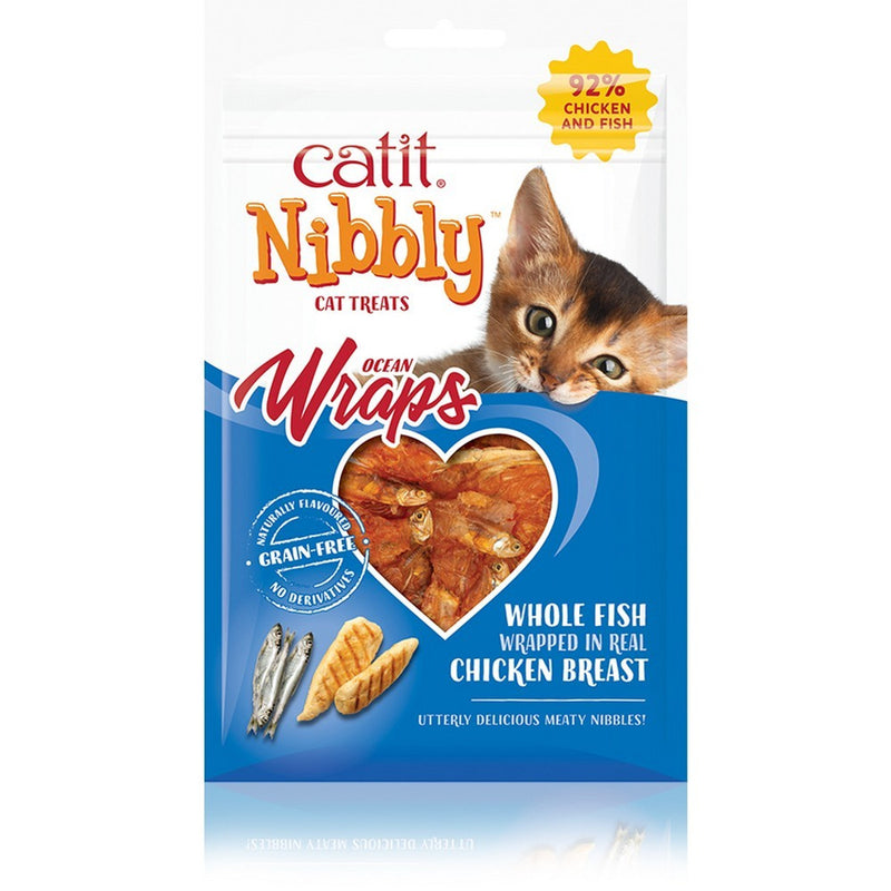 Catit Nibbly Wraps Chicken & Fish 30g