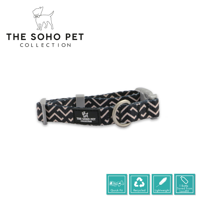 SOHO Zigzag Patterned Collar S