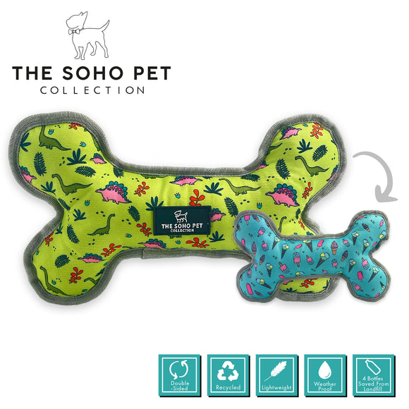 SOHO Dino/Ice Cream Reversible Bone Toy