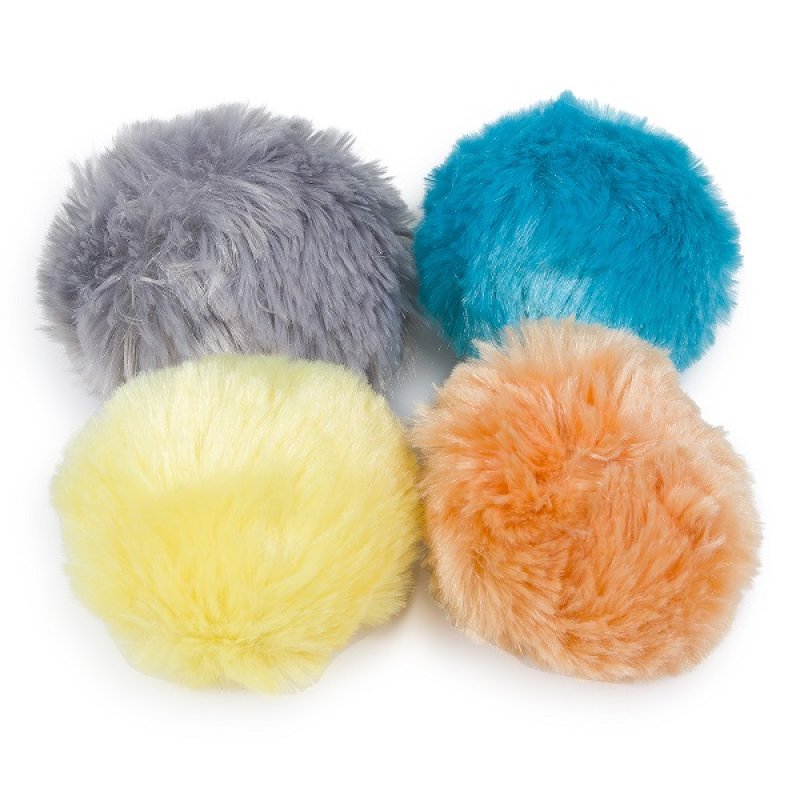 LITTLE PETFACE POM POMS CAT TOY