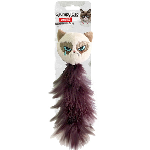 Rosewood Grumpy Feather Tail Cat Toy