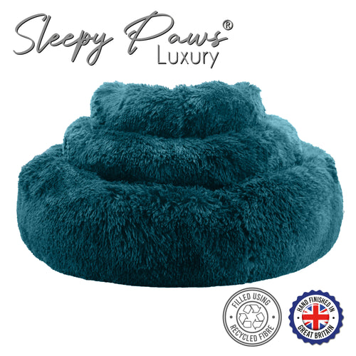 ANCOL Super Plush Donut Bed 70cm Teal