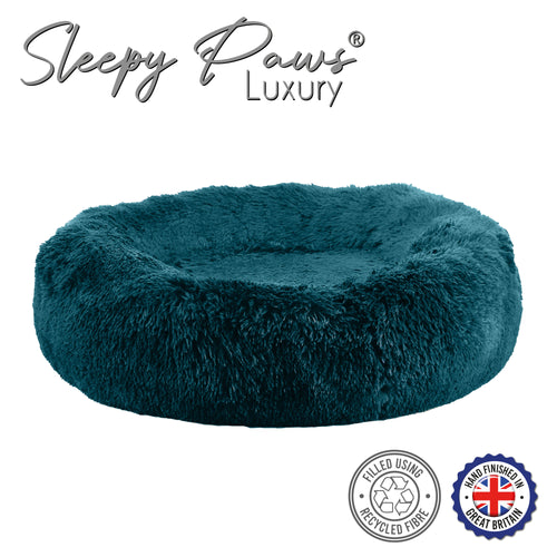 ANCOL Super Plush Donut Bed 100cm Teal