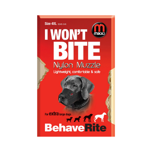 Mikki Nylon Fabric Muzzle Size 4XL