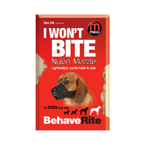 Mikki Nylon Fabric Muzzle Size 5XL