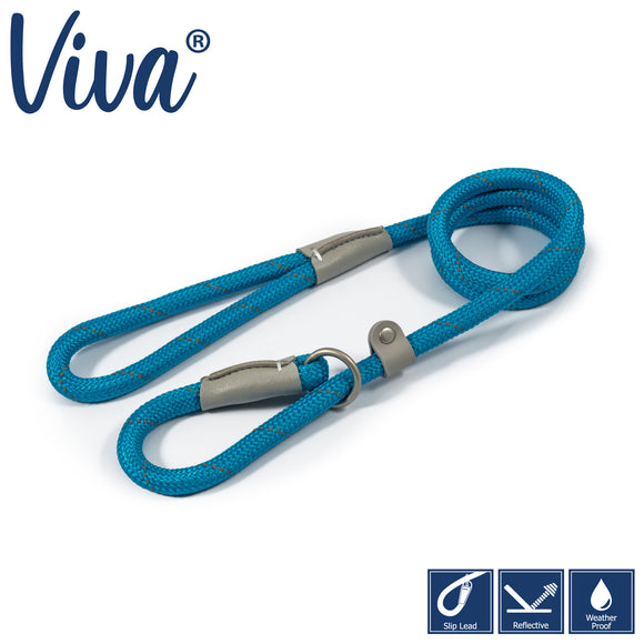 Ancol Viva Rope Lead Blue 50KG