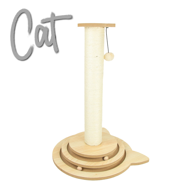 Ancol Cat Shape Enrichment Scratcher