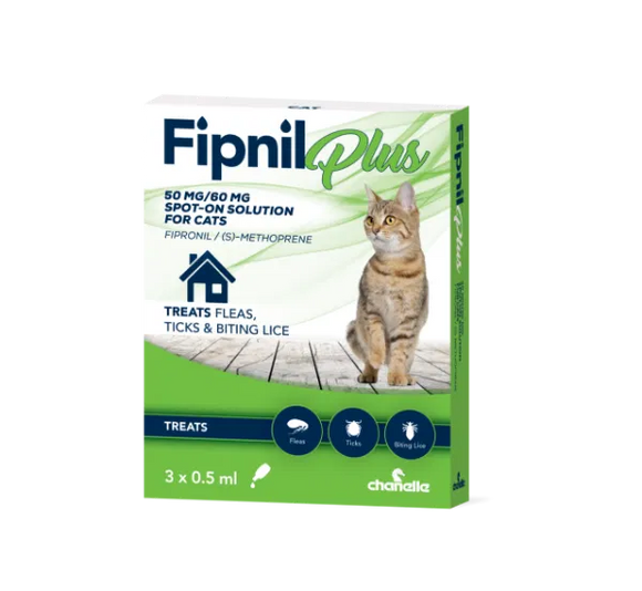 Fipnil Plus Spot On Flea & Tick Cat 3 pack