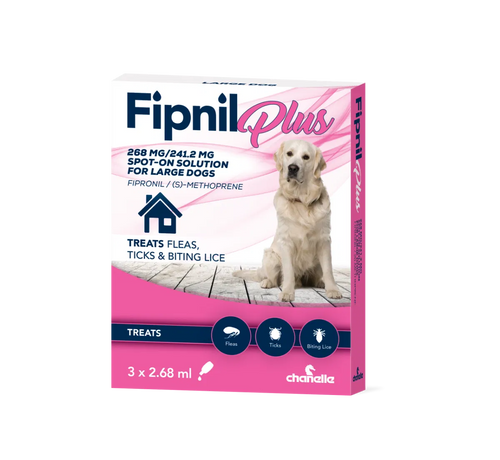 Fipnil Plus Spot On Flea & Tick Large Dog 3 x 2.68ml
