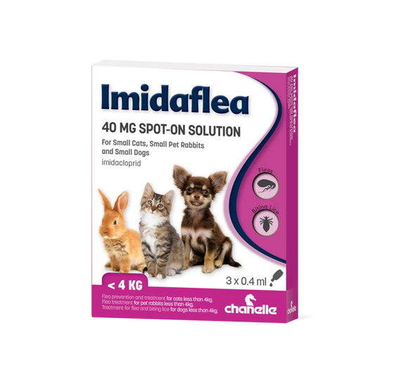 Imidaflea Small Cat Dog Rabbit Spot On Flea