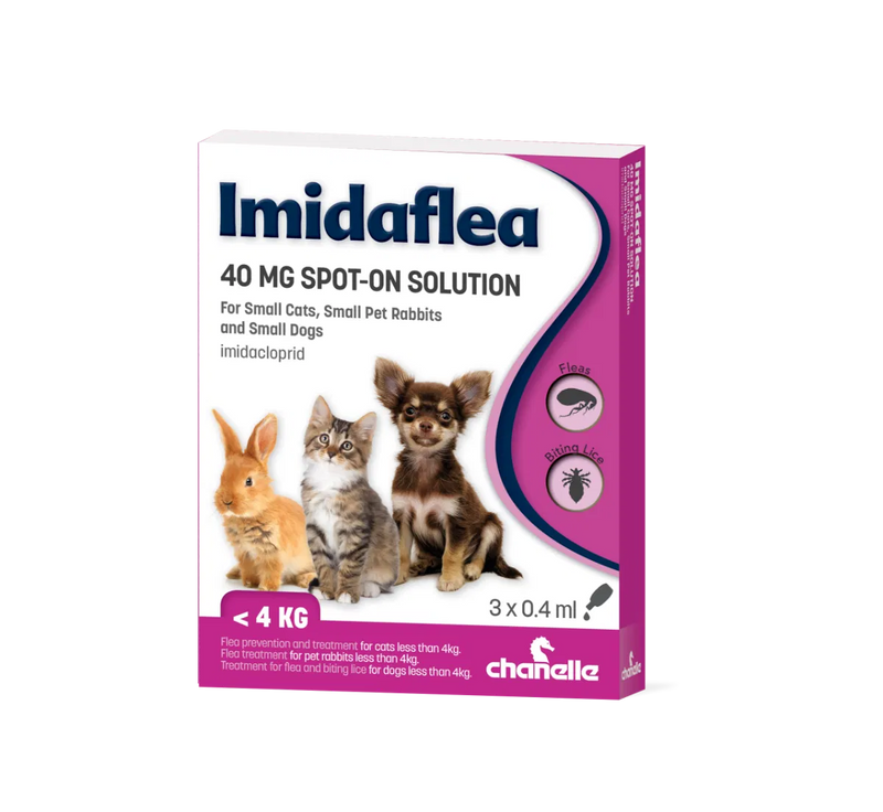 Imidaflea Small Cat Dog Rabbit Spot On Flea