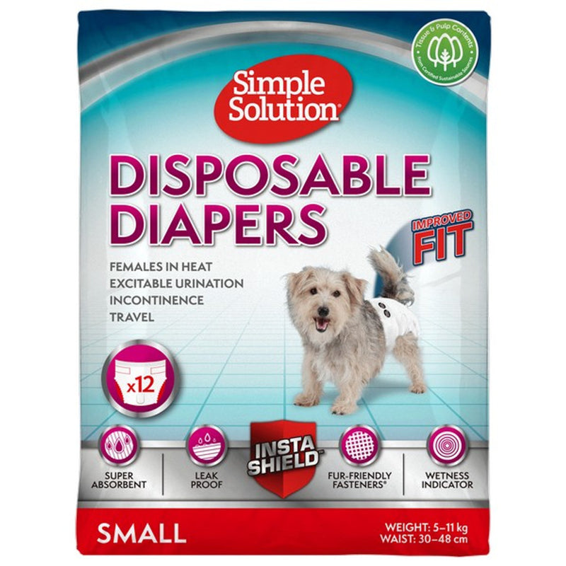 Simple Solution Diaper Small (12Pk)