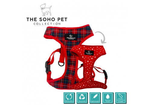 SOHO Tartan/Star Patterned Harness M