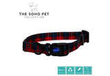 SOHO Tartan Patterned Collar M