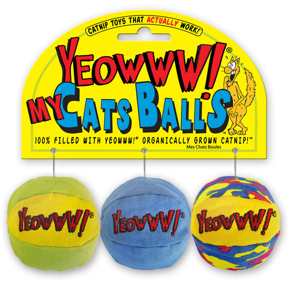 Yeowww! My Cats Balls 3pc