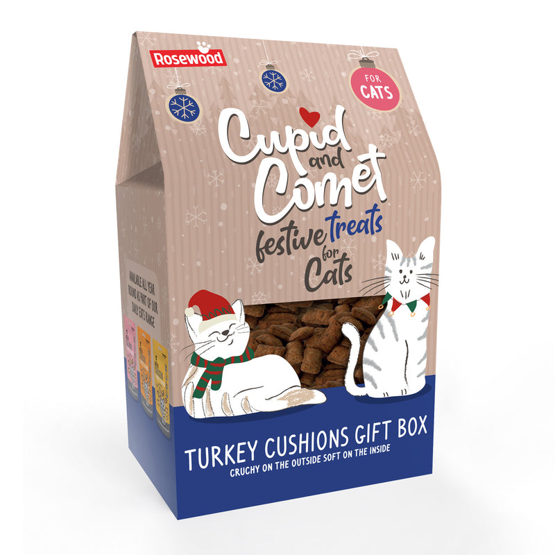 Rosewood TURKEY CAT CUSHION GIFT BOX 180