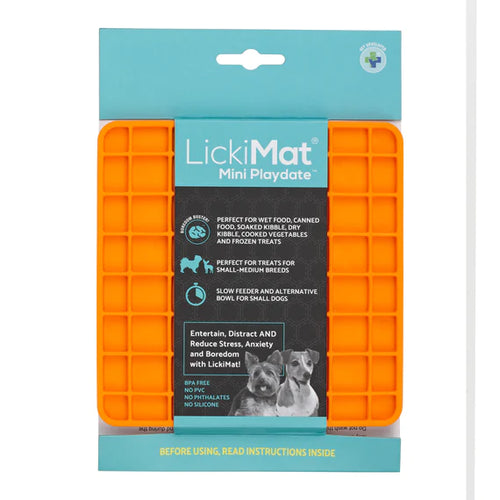 Lickimat Mini Playdate Orange
