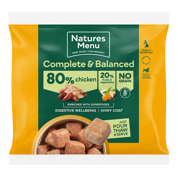 Natures Menu 80/20 Nuggets Chicken With Superfoods 1kg