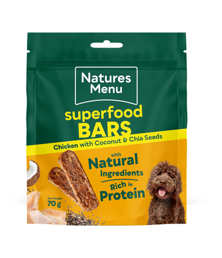 Natures Menu Country Hunter Superfood Bar Chicken 70g