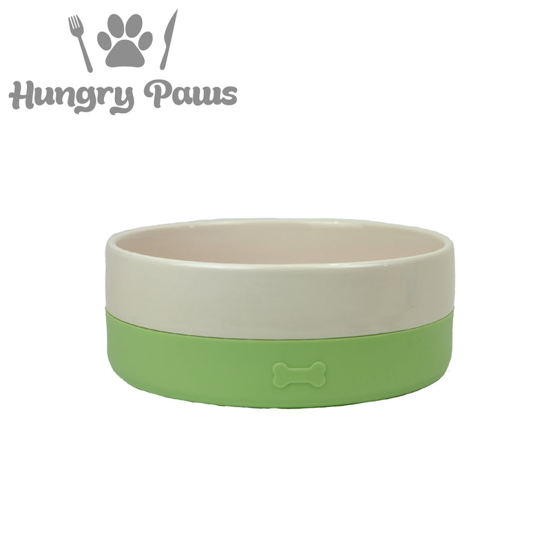 Ancol Ceramic Bowl With Non-Slip Silicone 400ml