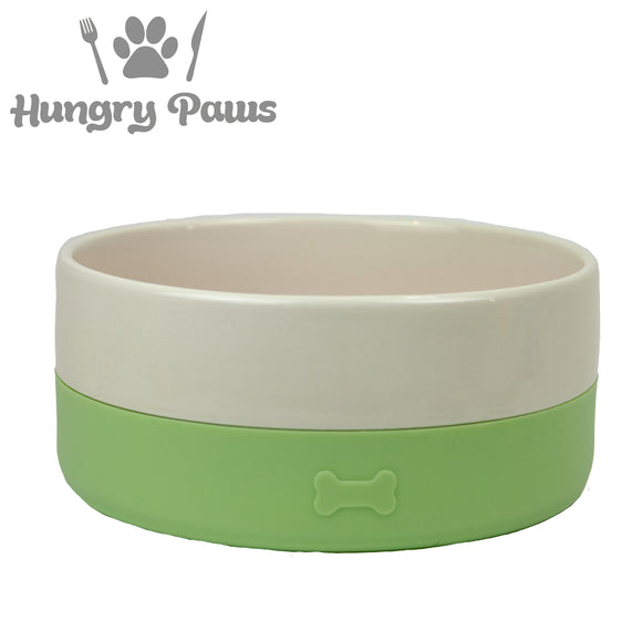 Ancol Ceramic Bowl With Non-Slip Silicone