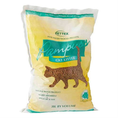 Pettex Pampuss Wood Base Cat Litter 30L