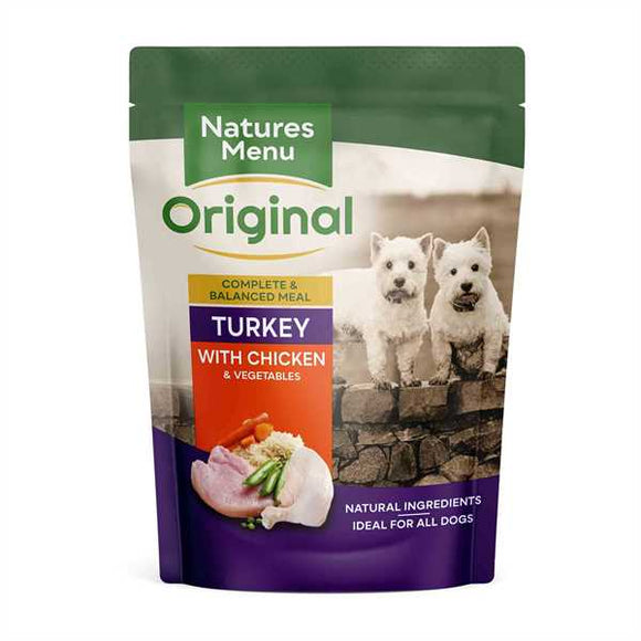 Natures Menu Pouch Adult Chick&Turk 300g