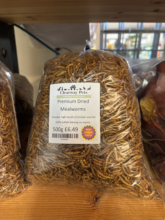 Premium Dried Mealworms