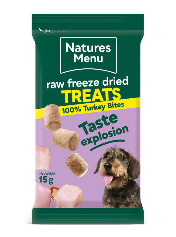 Natures Menu Freeze Dried Bites Turkey 15g