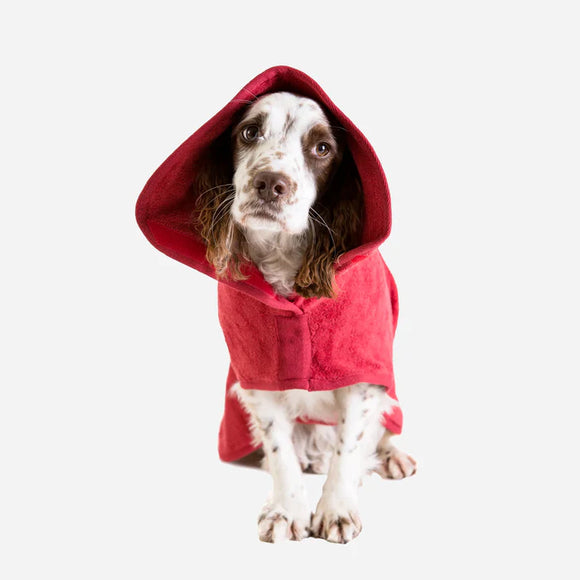 Ruff and Tumble Drying Coat Red Small