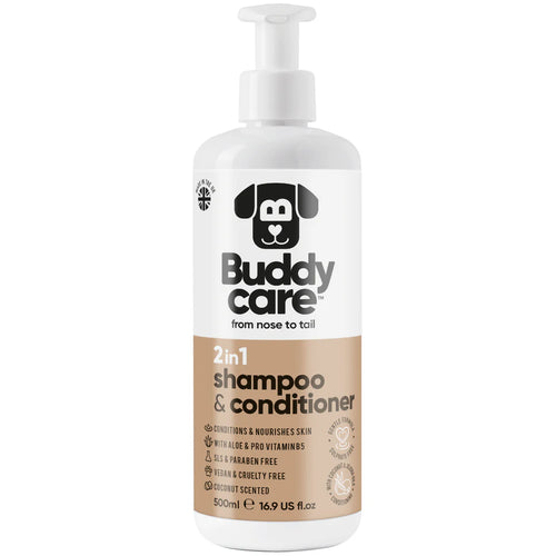 Buddycare Dog 2 in 1 Shampoo & Conditioner Coconut