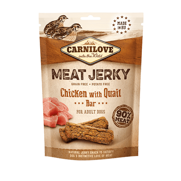 Carnilove Jerky Chicken & Quail 100g