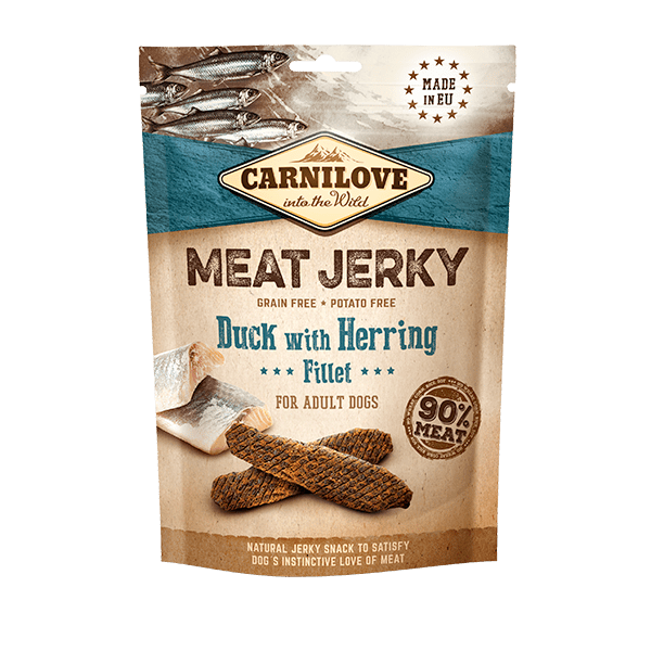 Carnilove Jerky Duck with Herring 100g