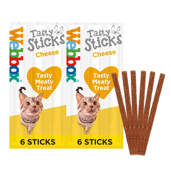 Webbox Cat Sticks Cheese 6Stk