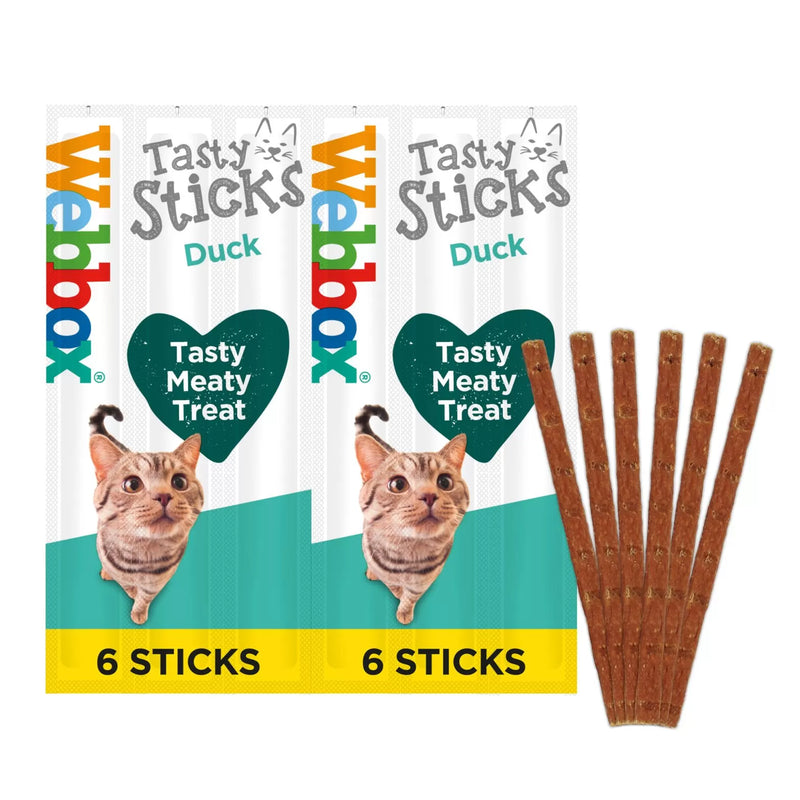 Webbox  Cat Sticks Duck 6Stk