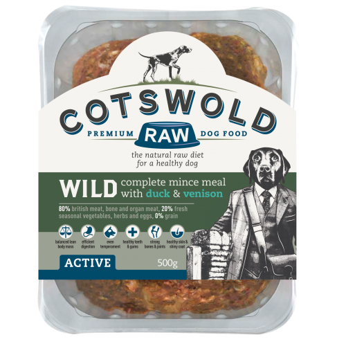 Cotswold Raw Wild Duck & Venison 80/20 1kg