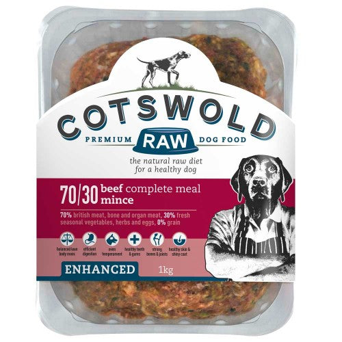 Cotswold Raw Enhanced Beef 70/30 1kg