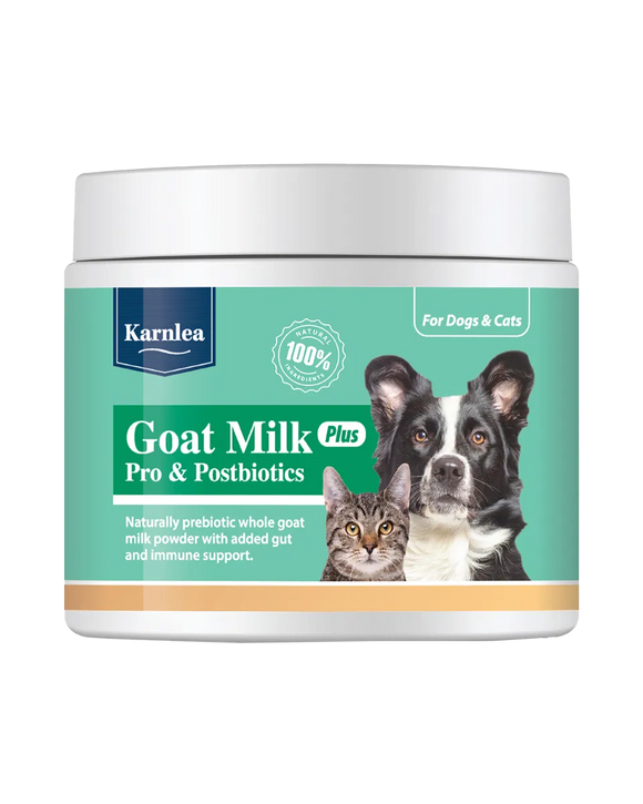 Karnlea Goat Milk Plus Pro & Postbiotics Powder for Dogs and Cats 200gm