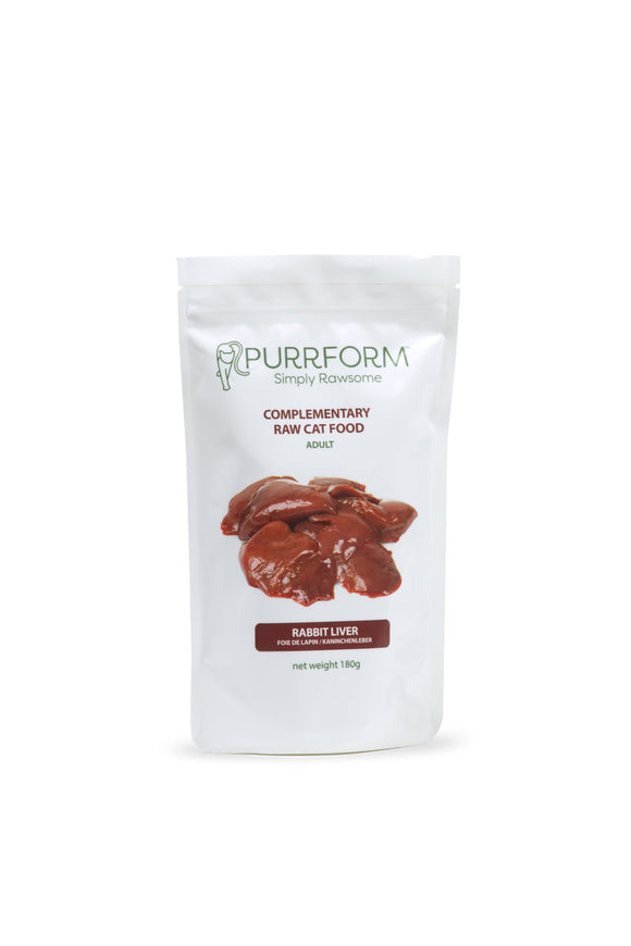Purrform Rabbit Livers 180g