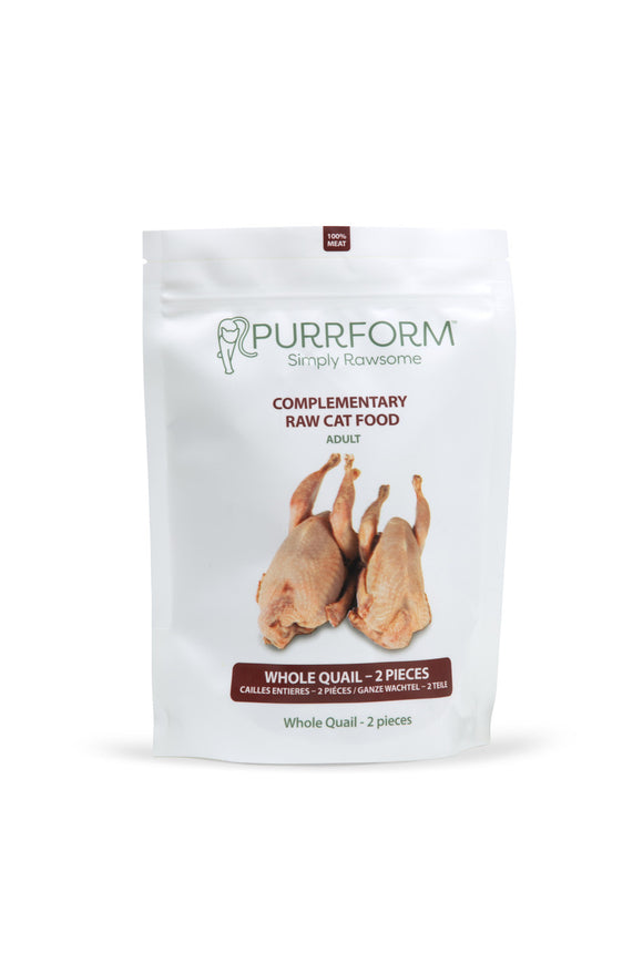 Purrform Whole Quail 2 Pack