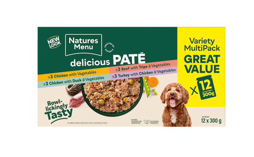NATURES MENU DOG POUCHES MULTIPACK