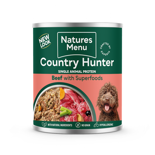 Natures Menu Country Hunter Grass Fed Beef 600g