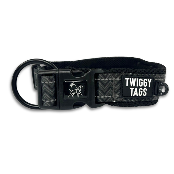 Twiggy Tags Adventure Collar Size 4 - Petrichor