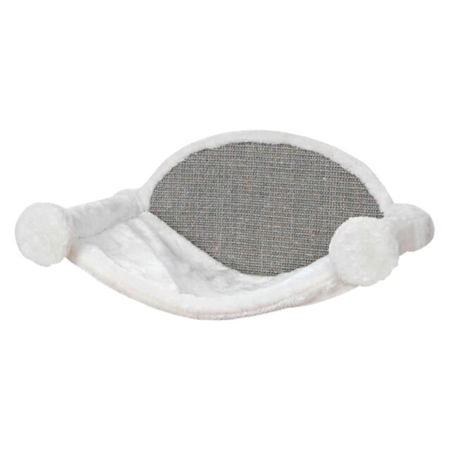 Trixie Wall Mount Hammock White/Grey