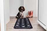 Pet Rebellion Black Dog Runner Country Walk Rug