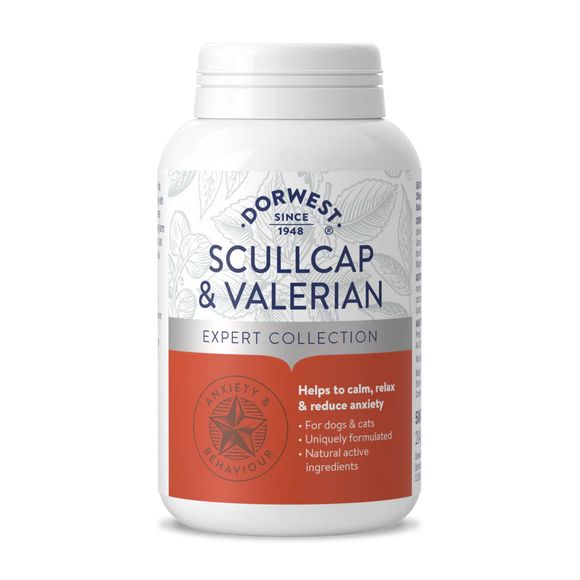 Scullcap & Valerian For Cats & Dogs 500 Tablets