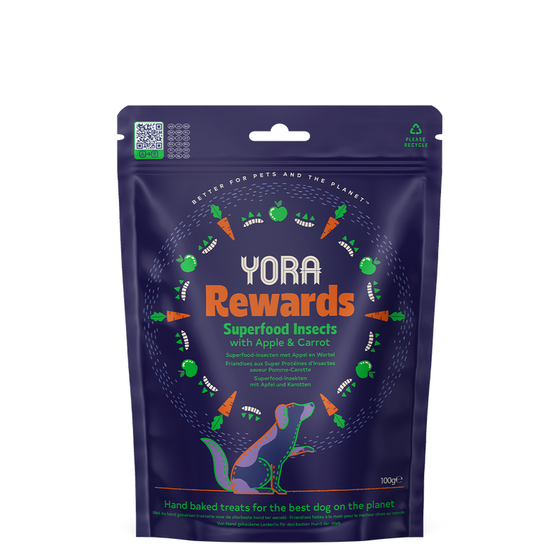 YORA Dog Rewards Carrot & Apple 100g