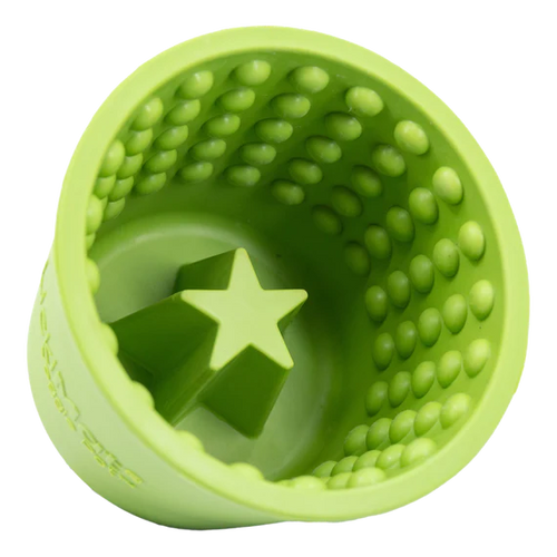 Lickimat Yoggie Pot Green